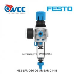 MS2-LFR-QS6-D6-AR-BAR-C-M-B – Filterregler Für Pneumatik & Hydraulik, Luftaufbereitung