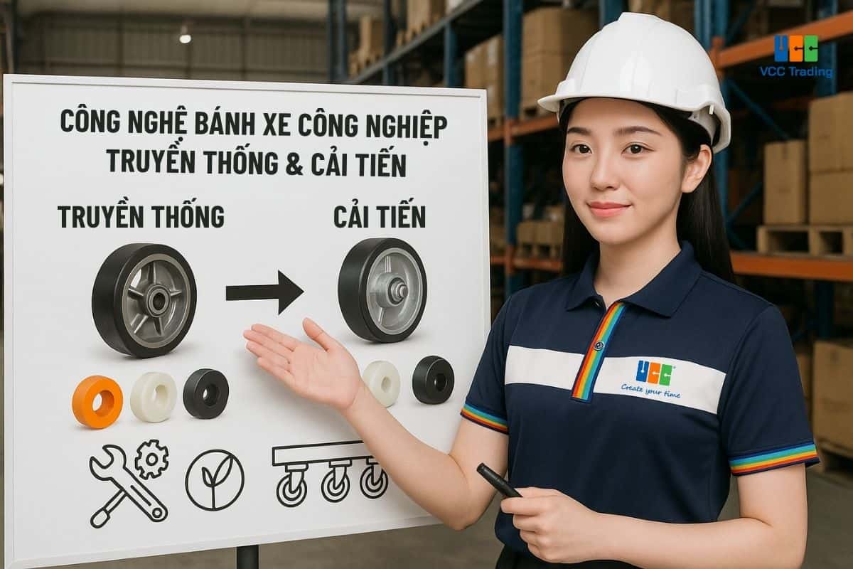 Công nghệ bánh xe công nghiệp truyền thống vs cải tiến