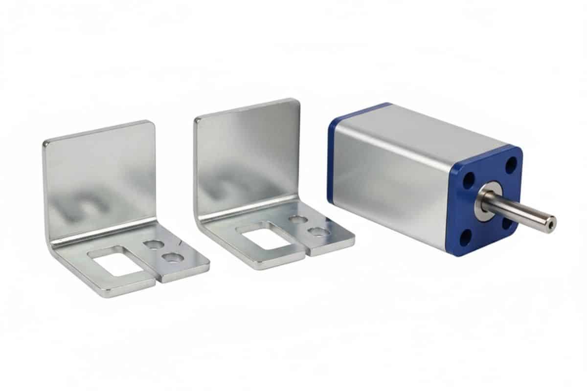 Hình ảnh minh họa gá đỡ xi lanh khí nén loại chân đế mã LB.