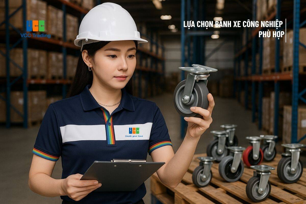 Lựa chọn bánh xe công nghiệp phù hợp