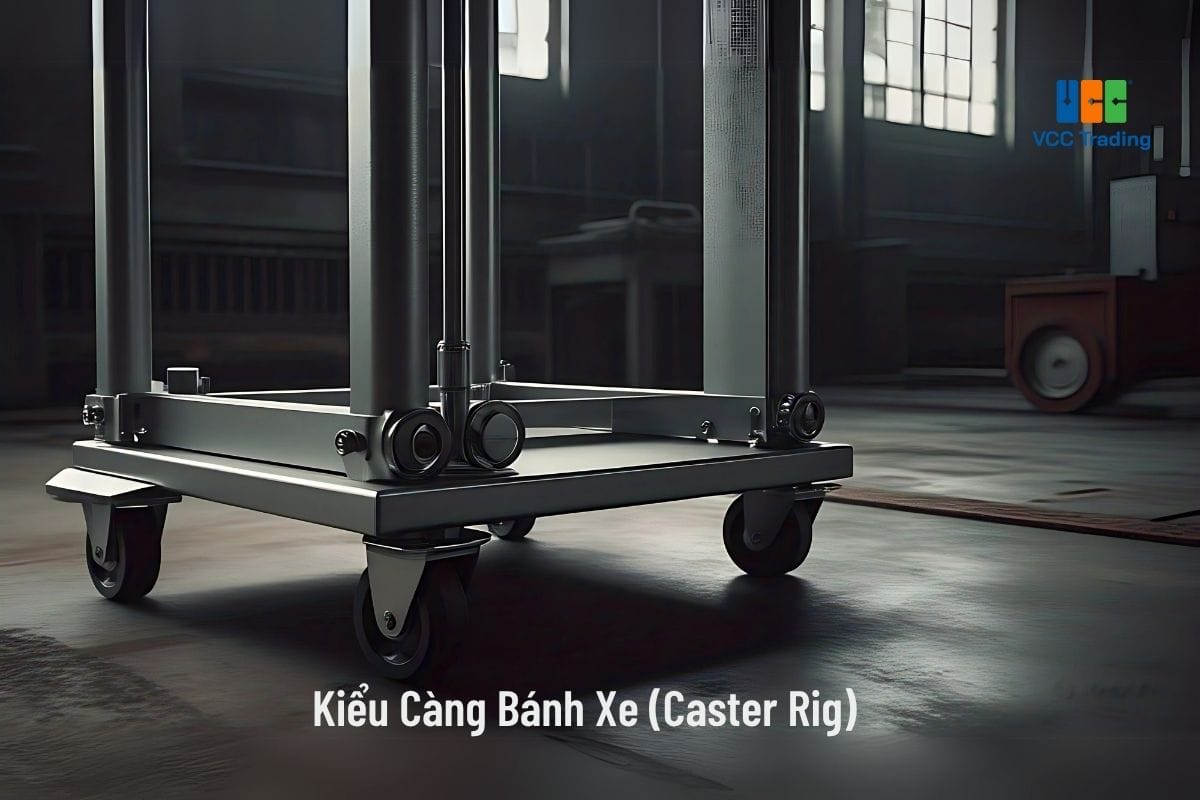 Lựa chọn bánh xe công nghiệp theo kiểu càng bánh xe