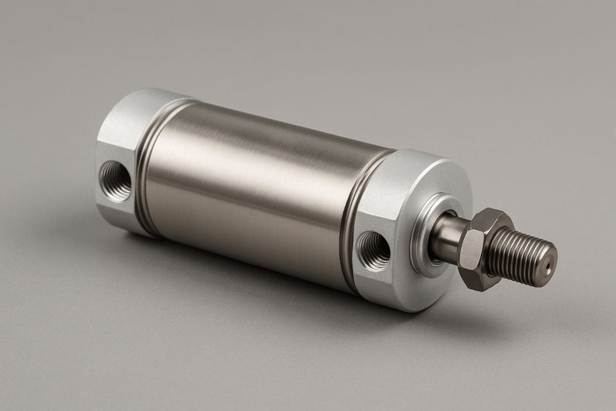 Minh họa cho đoạn "Xi Lanh Khí Nén Thân Tròn: Giải Pháp Tiết Kiệm, Linh Hoạt